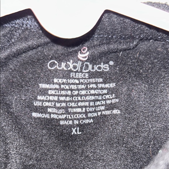 Cuddl Duds Black Kids Sweatpants - Picture 2 of 2